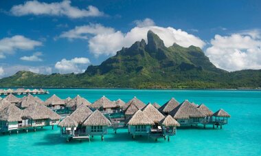 St. Regis Bora Bora Resort overwater bungalows